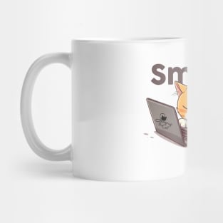 Smart Working Cat Mug